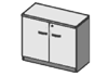 Шкаф низкий 80х42х67