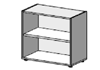 Шкаф низкий 80х42х67